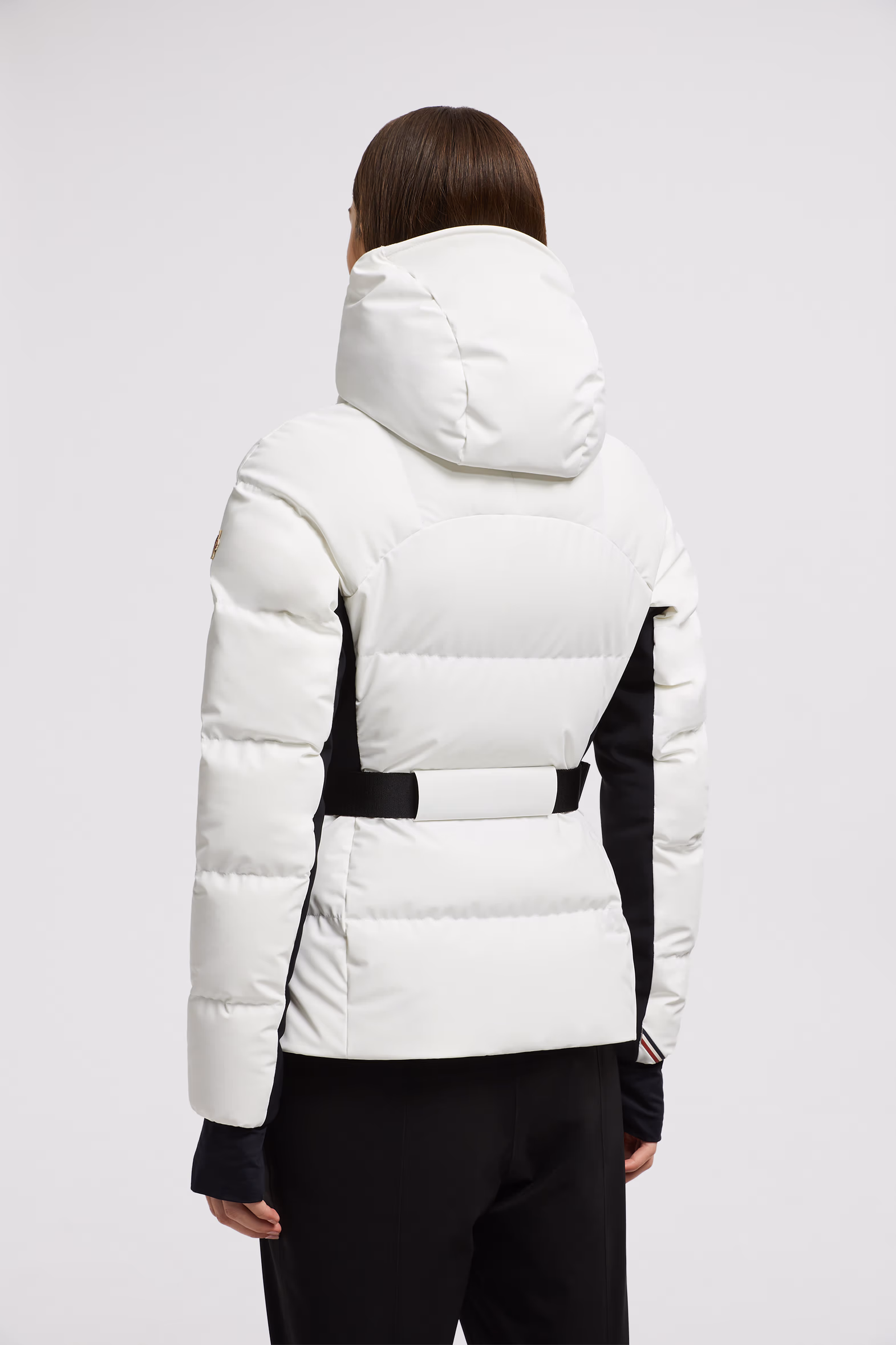 Veste de ski à capuche Guyane Femmes Blanc Neige Moncler 5